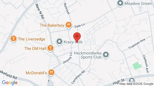 Apartments for rent i Heckmondwike - West Yorkshire - kort over placeringen