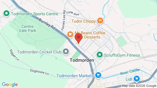 Apartments for rent i Todmorden - Lancashire - kort over placeringen