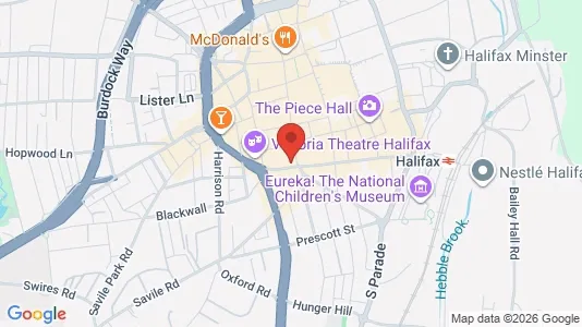 Apartments for rent i Halifax - West Yorkshire - kort over placeringen