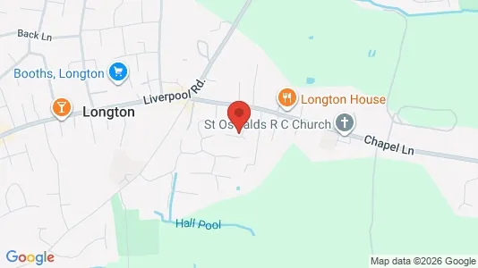 Apartments for rent i Preston - Lancashire - kort over placeringen