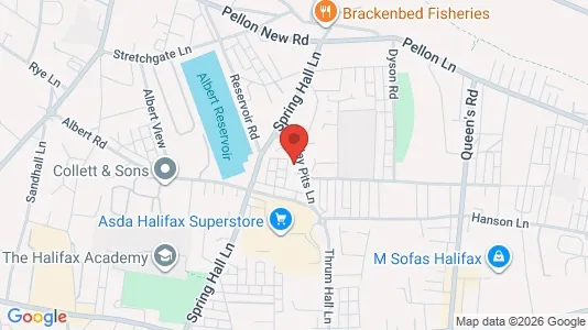 Apartments for rent i Halifax - West Yorkshire - kort over placeringen