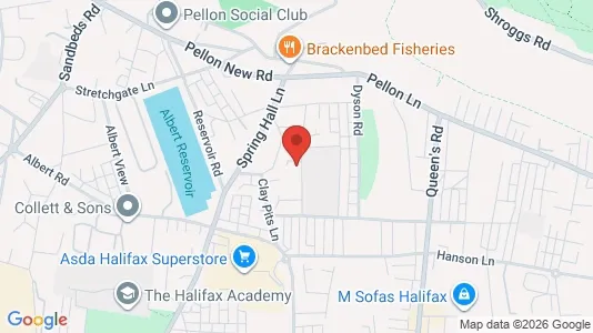 Apartments for rent i Halifax - West Yorkshire - kort over placeringen