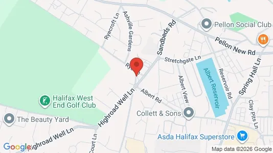 Apartments for rent i Halifax - West Yorkshire - kort over placeringen