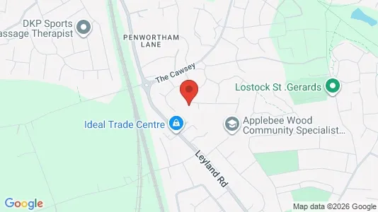 Apartments for rent i Preston - Lancashire - kort over placeringen