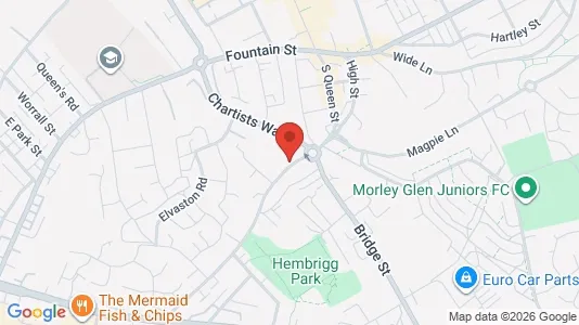 Apartments for rent i Leeds - West Yorkshire - kort over placeringen