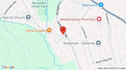 Apartments for rent i Halifax - West Yorkshire - kort over placeringen