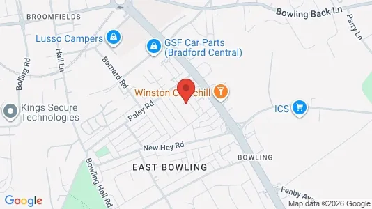 Apartments for rent i Bradford - West Yorkshire - kort over placeringen