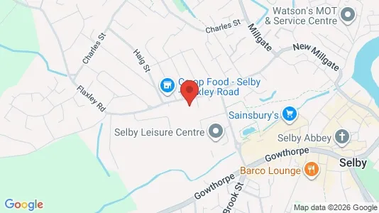 Apartments for rent i Selby - North Yorkshire - kort over placeringen