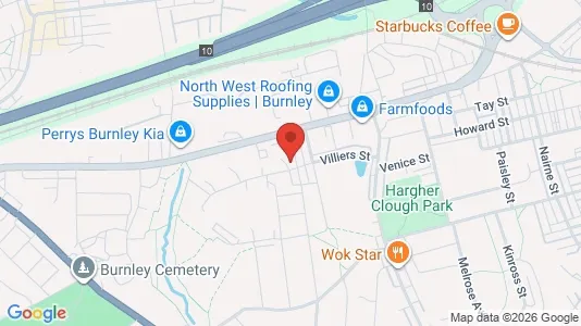Apartments for rent i Burnley - Lancashire - kort over placeringen