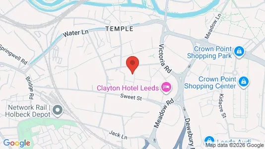 Apartments for rent i Leeds - West Yorkshire - kort over placeringen