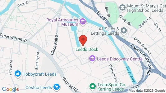 Apartments for rent i Leeds - West Yorkshire - kort over placeringen