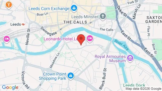 Apartments for rent i Leeds - West Yorkshire - kort over placeringen