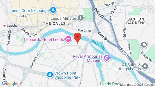 Apartments for rent i Leeds - West Yorkshire - kort over placeringen