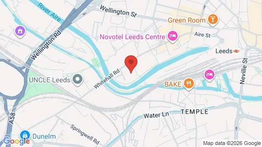 Apartments for rent i Leeds - West Yorkshire - kort over placeringen