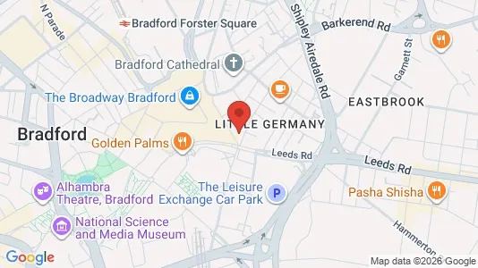 Apartments for rent i Bradford - West Yorkshire - kort over placeringen