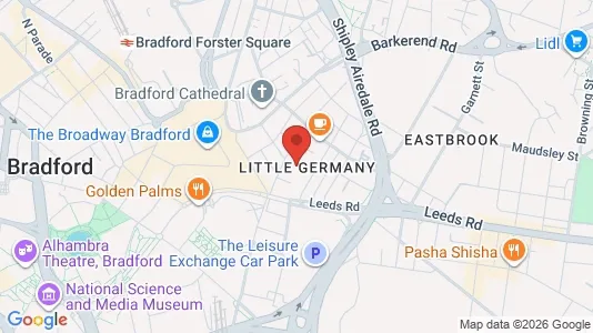 Apartments for rent i Bradford - West Yorkshire - kort over placeringen