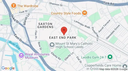 Apartments for rent i Leeds - West Yorkshire - kort over placeringen