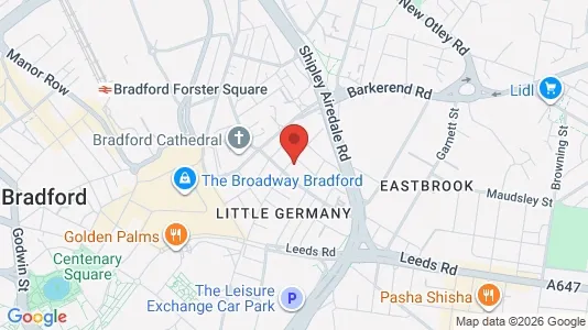 Apartments for rent i Bradford - West Yorkshire - kort over placeringen