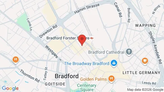 Apartments for rent i Bradford - West Yorkshire - kort over placeringen