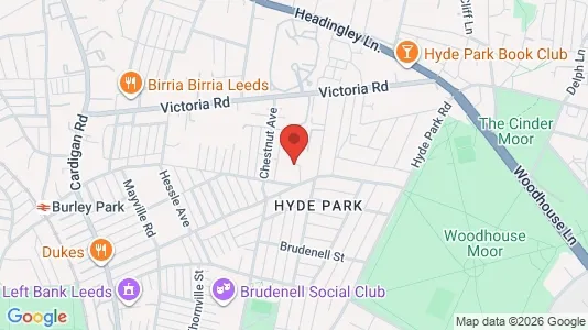 Apartments for rent i Leeds - West Yorkshire - kort over placeringen