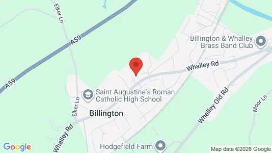 Rooms for rent i Clitheroe - Lancashire - kort over placeringen