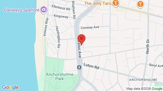 Apartments for rent i Thornton-Cleveleys - Lancashire - kort over placeringen