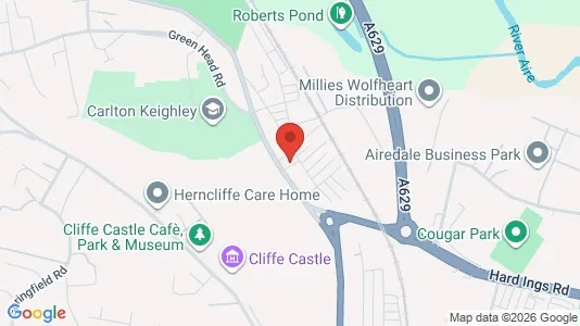 Apartments for rent i Keighley - West Yorkshire - kort over placeringen