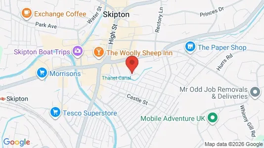 Apartments for rent i Skipton - North Yorkshire - kort over placeringen