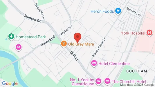Apartments for rent i York - North Yorkshire - kort over placeringen