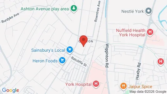 Apartments for rent i York - North Yorkshire - kort over placeringen