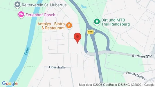 Apartments for rent i Rendsburg-Eckernförde - kort over placeringen