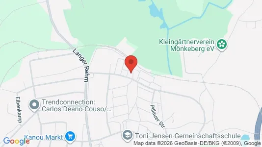 Apartments for rent i Kiel - kort over placeringen