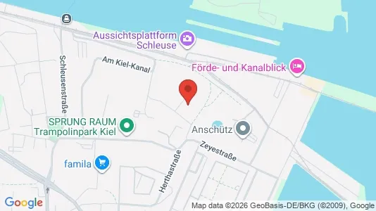 Apartments for rent i Kiel - kort over placeringen