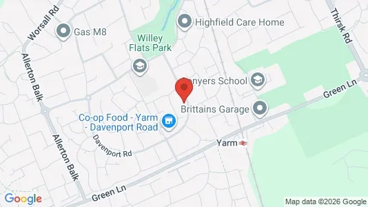Apartments for rent i Yarm - Cleveland - kort over placeringen