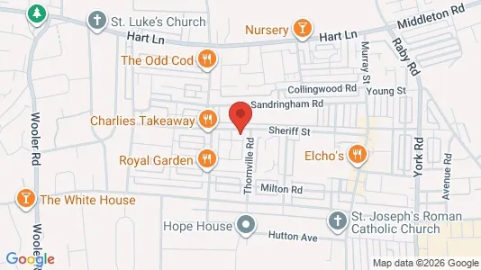 Apartments for rent i Hartlepool - Cleveland - kort over placeringen