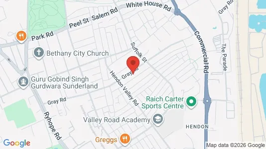 Apartments for rent i Sunderland - Tyne and Wear - kort over placeringen