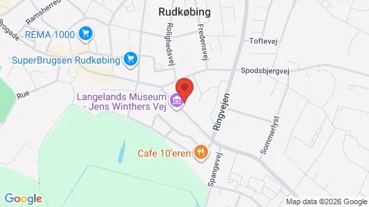 Apartments for rent i Rudkøbing - kort over placeringen