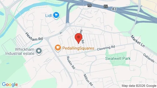 Apartments for rent i Newcastle upon Tyne - Tyne and Wear - kort over placeringen