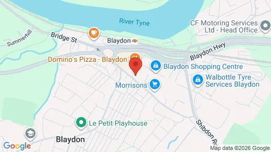 Apartments for rent i Blaydon-on-Tyne - Tyne and Wear - kort over placeringen