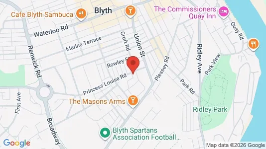 Apartments for rent i Blyth - Northumberland - kort over placeringen