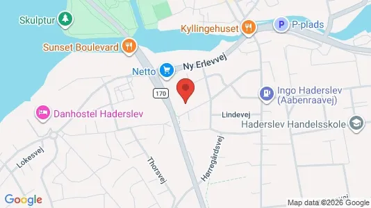 Apartments for rent i Haderslev - kort over placeringen