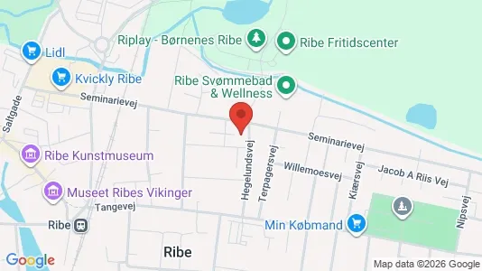 Apartments for rent i Ribe - kort over placeringen