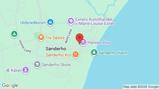 Apartments for rent i Fanø - kort over placeringen