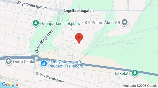 Apartments for rent i Trelleborg - kort over placeringen