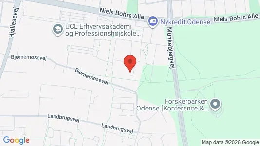 Apartments for rent i Odense M - kort over placeringen
