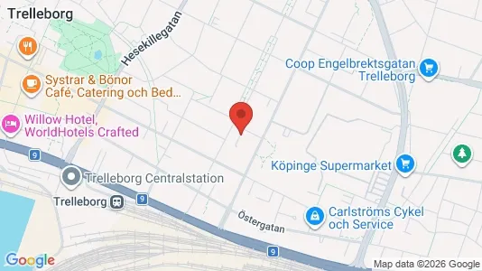 Apartments for rent i Trelleborg - kort over placeringen