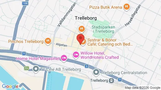 Apartments for rent i Trelleborg - kort over placeringen