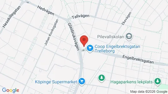 Apartments for rent i Trelleborg - kort over placeringen