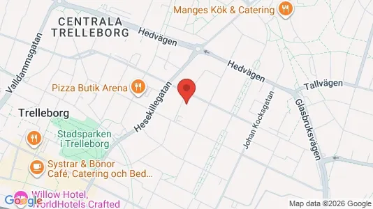Apartments for rent i Trelleborg - kort over placeringen