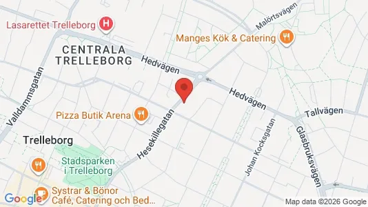 Apartments for rent i Trelleborg - kort over placeringen